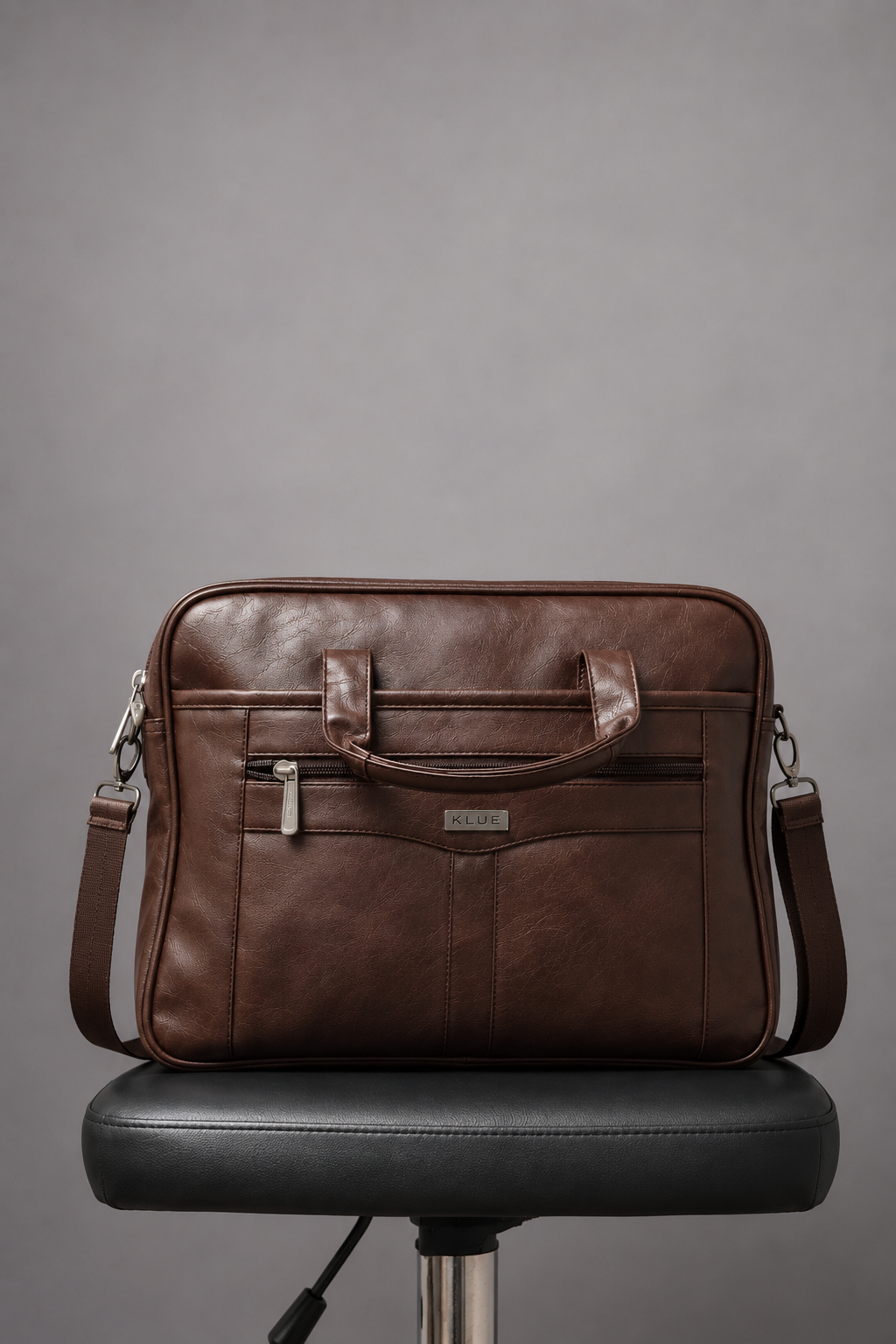 Klue laptop pu leather bag 