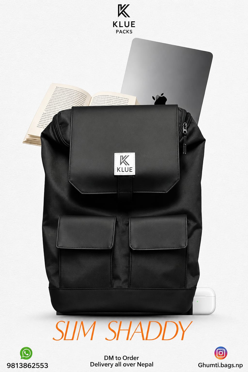 Klue Slim shaddy Bagpack 